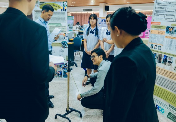 ภาพกิจกรรม  คณะวิทยาศาสตร์และเทคโนโลยี การประกวดโครงงานวิทยาศาสตร์ ระดับมัธยมศึกษาตอนต้น มัธยมศึกษาตอนปลาย งานสัปดาห์วิทยาศาสตร์แห่งชาติ ส่วนภูมิภาค ประจำปี 2566