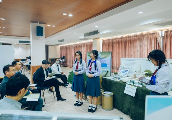 ภาพกิจกรรม  คณะวิทยาศาสตร์และเทคโนโลยี การประกวดโครงงานวิทยาศาสตร์ ระดับมัธยมศึกษาตอนต้น มัธยมศึกษาตอนปลาย งานสัปดาห์วิทยาศาสตร์แห่งชาติ ส่วนภูมิภาค ประจำปี 2566