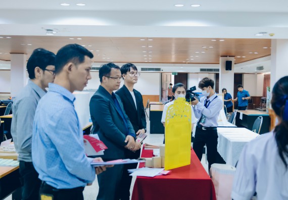 ภาพกิจกรรม  คณะวิทยาศาสตร์และเทคโนโลยี การประกวดโครงงานวิทยาศาสตร์ ระดับมัธยมศึกษาตอนต้น มัธยมศึกษาตอนปลาย งานสัปดาห์วิทยาศาสตร์แห่งชาติ ส่วนภูมิภาค ประจำปี 2566