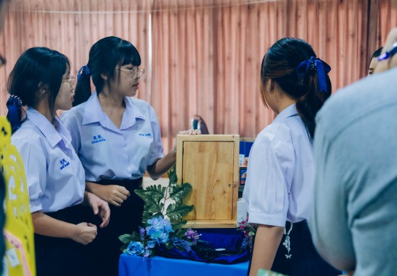 ภาพกิจกรรม  คณะวิทยาศาสตร์และเทคโนโลยี การประกวดโครงงานวิทยาศาสตร์ ระดับมัธยมศึกษาตอนต้น มัธยมศึกษาตอนปลาย งานสัปดาห์วิทยาศาสตร์แห่งชาติ ส่วนภูมิภาค ประจำปี 2566