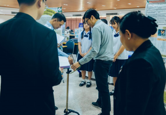 ภาพกิจกรรม  คณะวิทยาศาสตร์และเทคโนโลยี การประกวดโครงงานวิทยาศาสตร์ ระดับมัธยมศึกษาตอนต้น มัธยมศึกษาตอนปลาย งานสัปดาห์วิทยาศาสตร์แห่งชาติ ส่วนภูมิภาค ประจำปี 2566
