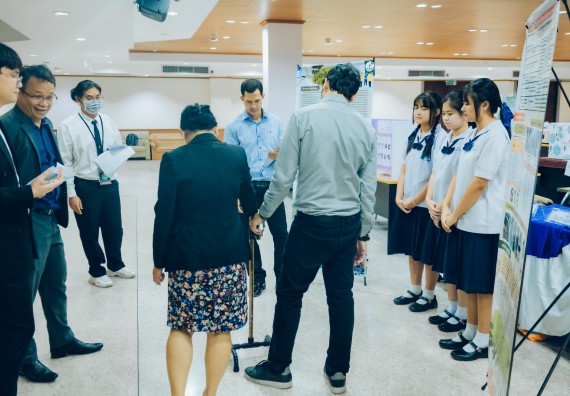 ภาพกิจกรรม  คณะวิทยาศาสตร์และเทคโนโลยี การประกวดโครงงานวิทยาศาสตร์ ระดับมัธยมศึกษาตอนต้น มัธยมศึกษาตอนปลาย งานสัปดาห์วิทยาศาสตร์แห่งชาติ ส่วนภูมิภาค ประจำปี 2566