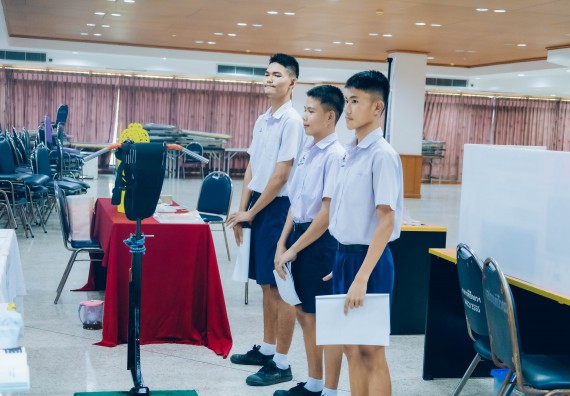 ภาพกิจกรรม  คณะวิทยาศาสตร์และเทคโนโลยี การประกวดโครงงานวิทยาศาสตร์ ระดับมัธยมศึกษาตอนต้น มัธยมศึกษาตอนปลาย งานสัปดาห์วิทยาศาสตร์แห่งชาติ ส่วนภูมิภาค ประจำปี 2566