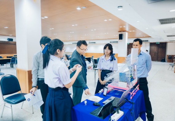 ภาพกิจกรรม  คณะวิทยาศาสตร์และเทคโนโลยี การประกวดโครงงานวิทยาศาสตร์ ระดับมัธยมศึกษาตอนต้น มัธยมศึกษาตอนปลาย งานสัปดาห์วิทยาศาสตร์แห่งชาติ ส่วนภูมิภาค ประจำปี 2566