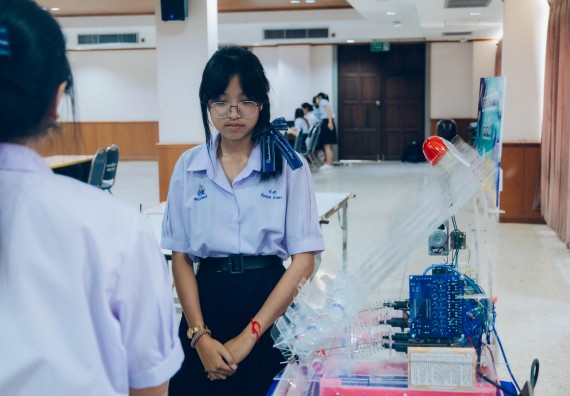 ภาพกิจกรรม  คณะวิทยาศาสตร์และเทคโนโลยี การประกวดโครงงานวิทยาศาสตร์ ระดับมัธยมศึกษาตอนต้น มัธยมศึกษาตอนปลาย งานสัปดาห์วิทยาศาสตร์แห่งชาติ ส่วนภูมิภาค ประจำปี 2566