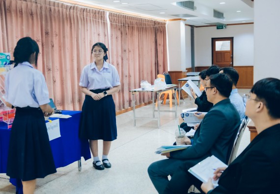 ภาพกิจกรรม  คณะวิทยาศาสตร์และเทคโนโลยี การประกวดโครงงานวิทยาศาสตร์ ระดับมัธยมศึกษาตอนต้น มัธยมศึกษาตอนปลาย งานสัปดาห์วิทยาศาสตร์แห่งชาติ ส่วนภูมิภาค ประจำปี 2566