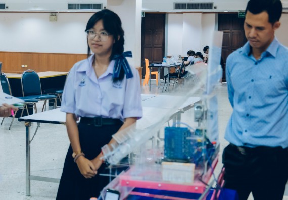 ภาพกิจกรรม  คณะวิทยาศาสตร์และเทคโนโลยี การประกวดโครงงานวิทยาศาสตร์ ระดับมัธยมศึกษาตอนต้น มัธยมศึกษาตอนปลาย งานสัปดาห์วิทยาศาสตร์แห่งชาติ ส่วนภูมิภาค ประจำปี 2566