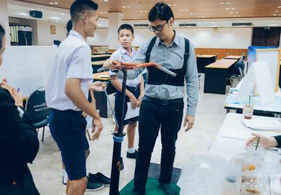 ภาพกิจกรรม  คณะวิทยาศาสตร์และเทคโนโลยี การประกวดโครงงานวิทยาศาสตร์ ระดับมัธยมศึกษาตอนต้น มัธยมศึกษาตอนปลาย งานสัปดาห์วิทยาศาสตร์แห่งชาติ ส่วนภูมิภาค ประจำปี 2566