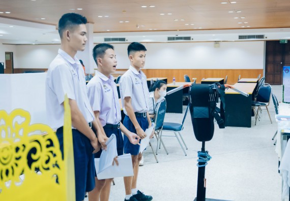 ภาพกิจกรรม  คณะวิทยาศาสตร์และเทคโนโลยี การประกวดโครงงานวิทยาศาสตร์ ระดับมัธยมศึกษาตอนต้น มัธยมศึกษาตอนปลาย งานสัปดาห์วิทยาศาสตร์แห่งชาติ ส่วนภูมิภาค ประจำปี 2566