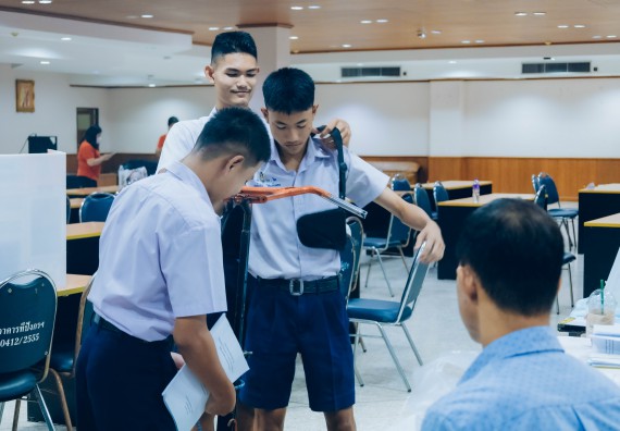 ภาพกิจกรรม  คณะวิทยาศาสตร์และเทคโนโลยี การประกวดโครงงานวิทยาศาสตร์ ระดับมัธยมศึกษาตอนต้น มัธยมศึกษาตอนปลาย งานสัปดาห์วิทยาศาสตร์แห่งชาติ ส่วนภูมิภาค ประจำปี 2566