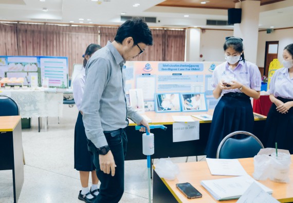 ภาพกิจกรรม  คณะวิทยาศาสตร์และเทคโนโลยี การประกวดโครงงานวิทยาศาสตร์ ระดับมัธยมศึกษาตอนต้น มัธยมศึกษาตอนปลาย งานสัปดาห์วิทยาศาสตร์แห่งชาติ ส่วนภูมิภาค ประจำปี 2566