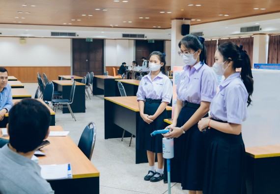 ภาพกิจกรรม  คณะวิทยาศาสตร์และเทคโนโลยี การประกวดโครงงานวิทยาศาสตร์ ระดับมัธยมศึกษาตอนต้น มัธยมศึกษาตอนปลาย งานสัปดาห์วิทยาศาสตร์แห่งชาติ ส่วนภูมิภาค ประจำปี 2566