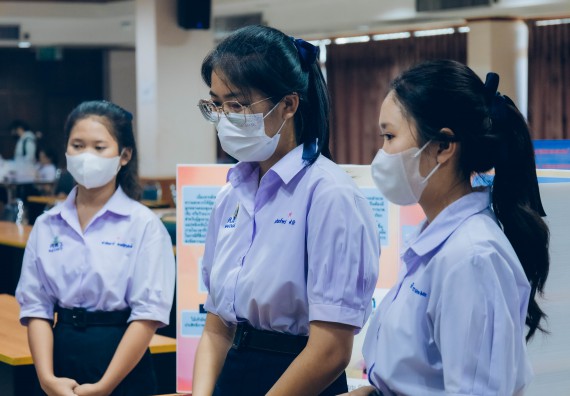 ภาพกิจกรรม  คณะวิทยาศาสตร์และเทคโนโลยี การประกวดโครงงานวิทยาศาสตร์ ระดับมัธยมศึกษาตอนต้น มัธยมศึกษาตอนปลาย งานสัปดาห์วิทยาศาสตร์แห่งชาติ ส่วนภูมิภาค ประจำปี 2566