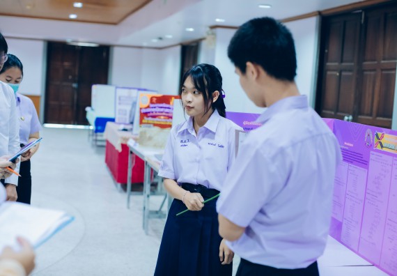 ภาพกิจกรรม  คณะวิทยาศาสตร์และเทคโนโลยี การประกวดโครงงานคณิตศาสตร์ ประเภทคณิตศาสตร์บริสุทธิ์ ระดับมัธยมศึกษาตอนต้น มัธยมศึกษาตอนปลาย งานสัปดาห์วิทยาศาสตร์แห่งชาติ ส่วนภูมิภาค ประจำปี 2566