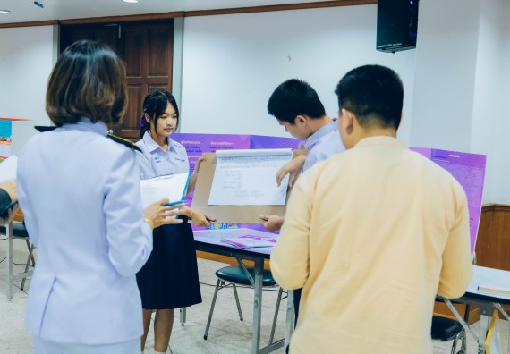 ภาพกิจกรรม  คณะวิทยาศาสตร์และเทคโนโลยี การประกวดโครงงานคณิตศาสตร์ ประเภทคณิตศาสตร์บริสุทธิ์ ระดับมัธยมศึกษาตอนต้น มัธยมศึกษาตอนปลาย งานสัปดาห์วิทยาศาสตร์แห่งชาติ ส่วนภูมิภาค ประจำปี 2566