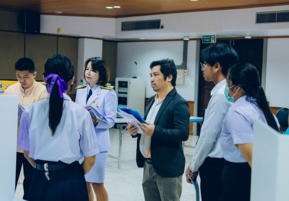 ภาพกิจกรรม  คณะวิทยาศาสตร์และเทคโนโลยี การประกวดโครงงานคณิตศาสตร์ ประเภทคณิตศาสตร์บริสุทธิ์ ระดับมัธยมศึกษาตอนต้น มัธยมศึกษาตอนปลาย งานสัปดาห์วิทยาศาสตร์แห่งชาติ ส่วนภูมิภาค ประจำปี 2566