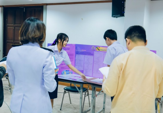 ภาพกิจกรรม  คณะวิทยาศาสตร์และเทคโนโลยี การประกวดโครงงานคณิตศาสตร์ ประเภทคณิตศาสตร์บริสุทธิ์ ระดับมัธยมศึกษาตอนต้น มัธยมศึกษาตอนปลาย งานสัปดาห์วิทยาศาสตร์แห่งชาติ ส่วนภูมิภาค ประจำปี 2566