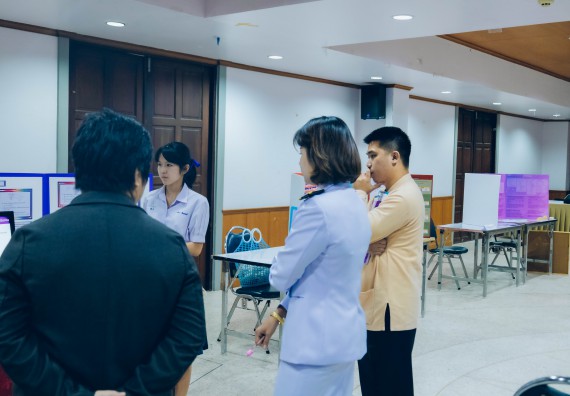 ภาพกิจกรรม  คณะวิทยาศาสตร์และเทคโนโลยี การประกวดโครงงานคณิตศาสตร์ ประเภทคณิตศาสตร์บริสุทธิ์ ระดับมัธยมศึกษาตอนต้น มัธยมศึกษาตอนปลาย งานสัปดาห์วิทยาศาสตร์แห่งชาติ ส่วนภูมิภาค ประจำปี 2566