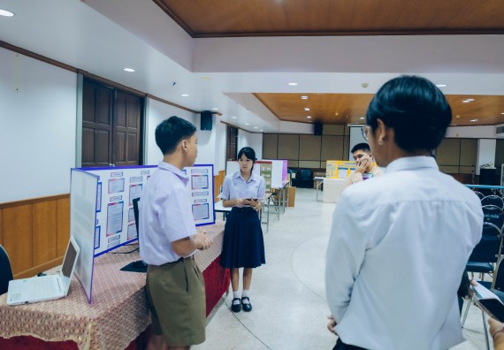 ภาพกิจกรรม  คณะวิทยาศาสตร์และเทคโนโลยี การประกวดโครงงานคณิตศาสตร์ ประเภทคณิตศาสตร์บริสุทธิ์ ระดับมัธยมศึกษาตอนต้น มัธยมศึกษาตอนปลาย งานสัปดาห์วิทยาศาสตร์แห่งชาติ ส่วนภูมิภาค ประจำปี 2566