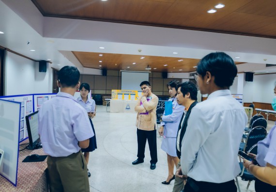 ภาพกิจกรรม  คณะวิทยาศาสตร์และเทคโนโลยี การประกวดโครงงานคณิตศาสตร์ ประเภทคณิตศาสตร์บริสุทธิ์ ระดับมัธยมศึกษาตอนต้น มัธยมศึกษาตอนปลาย งานสัปดาห์วิทยาศาสตร์แห่งชาติ ส่วนภูมิภาค ประจำปี 2566