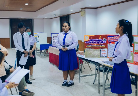 ภาพกิจกรรม  คณะวิทยาศาสตร์และเทคโนโลยี การประกวดโครงงานคณิตศาสตร์ ประเภทคณิตศาสตร์บริสุทธิ์ ระดับมัธยมศึกษาตอนต้น มัธยมศึกษาตอนปลาย งานสัปดาห์วิทยาศาสตร์แห่งชาติ ส่วนภูมิภาค ประจำปี 2566