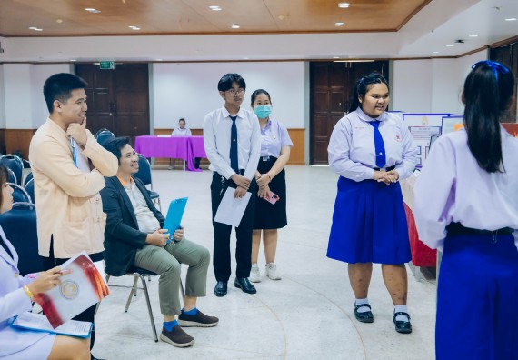 ภาพกิจกรรม  คณะวิทยาศาสตร์และเทคโนโลยี การประกวดโครงงานคณิตศาสตร์ ประเภทคณิตศาสตร์บริสุทธิ์ ระดับมัธยมศึกษาตอนต้น มัธยมศึกษาตอนปลาย งานสัปดาห์วิทยาศาสตร์แห่งชาติ ส่วนภูมิภาค ประจำปี 2566