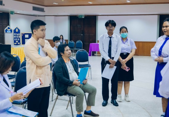 ภาพกิจกรรม  คณะวิทยาศาสตร์และเทคโนโลยี การประกวดโครงงานคณิตศาสตร์ ประเภทคณิตศาสตร์บริสุทธิ์ ระดับมัธยมศึกษาตอนต้น มัธยมศึกษาตอนปลาย งานสัปดาห์วิทยาศาสตร์แห่งชาติ ส่วนภูมิภาค ประจำปี 2566