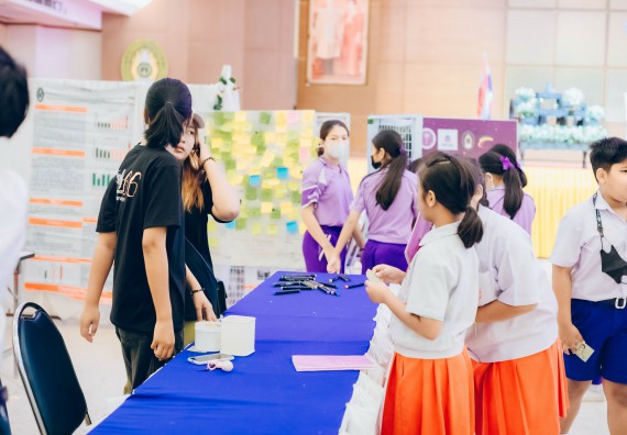 ภาพกิจกรรม  คณะวิทยาศาสตร์และเทคโนโลยี จัดนิทรรศการและกิจกรรมด้านวิทยาศาสตร์ เทคโนโลยีและนวัตกรรม (วทน.)  งานสัปดาห์วิทยาศาสตร์แห่งชาติ ส่วนภูมิภาค ประจำปี 2566