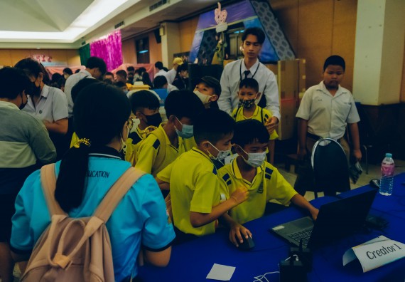 ภาพกิจกรรม  คณะวิทยาศาสตร์และเทคโนโลยี จัดนิทรรศการและกิจกรรมด้านวิทยาศาสตร์ เทคโนโลยีและนวัตกรรม (วทน.)  งานสัปดาห์วิทยาศาสตร์แห่งชาติ ส่วนภูมิภาค ประจำปี 2566