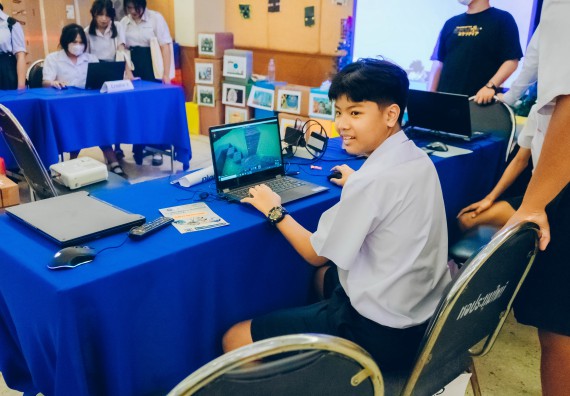 ภาพกิจกรรม  คณะวิทยาศาสตร์และเทคโนโลยี จัดนิทรรศการและกิจกรรมด้านวิทยาศาสตร์ เทคโนโลยีและนวัตกรรม (วทน.)  งานสัปดาห์วิทยาศาสตร์แห่งชาติ ส่วนภูมิภาค ประจำปี 2566