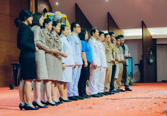 ภาพกิจกรรม  คณะวิทยาศาสตร์และเทคโนโลยี จัดพิธีถวายราชสดุดี พิธีถวายพานพุ่มสักการะและพิธีเปิด งานสัปดาห์วิทยาศาสตร์แห่งชาติ ส่วนภูมิภาค ประจำปี 2566