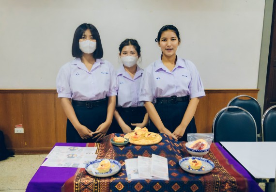 ภาพกิจกรรม  คณะวิทยาศาสตร์และเทคโนโลยี การประกวดนวัตกรรมทางอาหาร ระดับมัธยมศึกษาตอนปลาย งานสัปดาห์วิทยาศาสตร์แห่งชาติ ส่วนภูมิภาค ประจำปี 2566