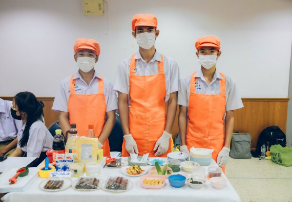 ภาพกิจกรรม  คณะวิทยาศาสตร์และเทคโนโลยี การประกวดนวัตกรรมทางอาหาร ระดับมัธยมศึกษาตอนปลาย งานสัปดาห์วิทยาศาสตร์แห่งชาติ ส่วนภูมิภาค ประจำปี 2566