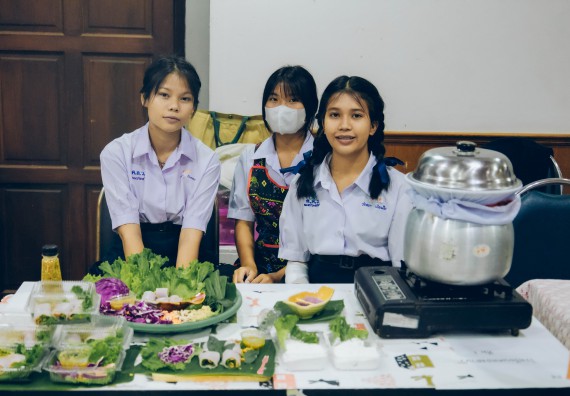 ภาพกิจกรรม  คณะวิทยาศาสตร์และเทคโนโลยี การประกวดนวัตกรรมทางอาหาร ระดับมัธยมศึกษาตอนปลาย งานสัปดาห์วิทยาศาสตร์แห่งชาติ ส่วนภูมิภาค ประจำปี 2566