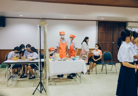 ภาพกิจกรรม  คณะวิทยาศาสตร์และเทคโนโลยี การประกวดนวัตกรรมทางอาหาร ระดับมัธยมศึกษาตอนปลาย งานสัปดาห์วิทยาศาสตร์แห่งชาติ ส่วนภูมิภาค ประจำปี 2566