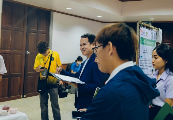 ภาพกิจกรรม  คณะวิทยาศาสตร์และเทคโนโลยี การประกวดนวัตกรรมทางอาหาร ระดับมัธยมศึกษาตอนปลาย งานสัปดาห์วิทยาศาสตร์แห่งชาติ ส่วนภูมิภาค ประจำปี 2566