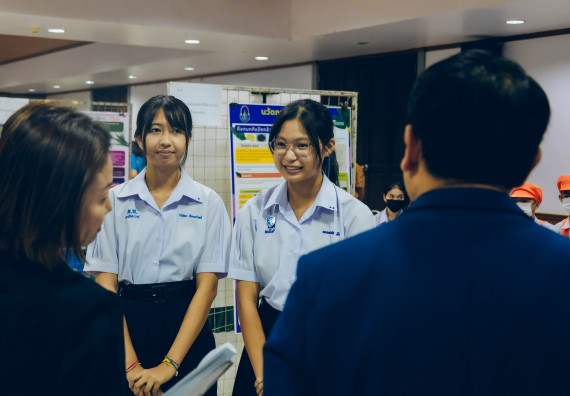 ภาพกิจกรรม  คณะวิทยาศาสตร์และเทคโนโลยี การประกวดนวัตกรรมทางอาหาร ระดับมัธยมศึกษาตอนปลาย งานสัปดาห์วิทยาศาสตร์แห่งชาติ ส่วนภูมิภาค ประจำปี 2566