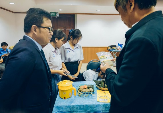 ภาพกิจกรรม  คณะวิทยาศาสตร์และเทคโนโลยี การประกวดนวัตกรรมทางอาหาร ระดับมัธยมศึกษาตอนปลาย งานสัปดาห์วิทยาศาสตร์แห่งชาติ ส่วนภูมิภาค ประจำปี 2566