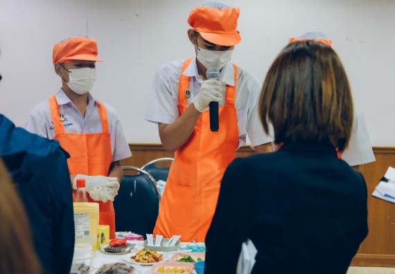 ภาพกิจกรรม  คณะวิทยาศาสตร์และเทคโนโลยี การประกวดนวัตกรรมทางอาหาร ระดับมัธยมศึกษาตอนปลาย งานสัปดาห์วิทยาศาสตร์แห่งชาติ ส่วนภูมิภาค ประจำปี 2566