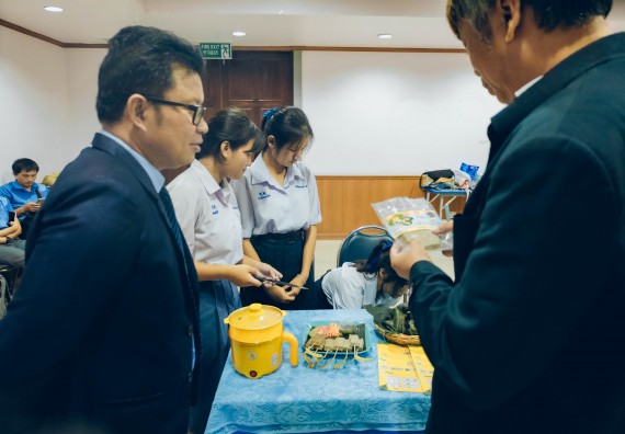 ภาพกิจกรรม  คณะวิทยาศาสตร์และเทคโนโลยี การประกวดนวัตกรรมทางอาหาร ระดับมัธยมศึกษาตอนปลาย งานสัปดาห์วิทยาศาสตร์แห่งชาติ ส่วนภูมิภาค ประจำปี 2566