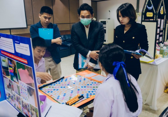 ภาพกิจกรรม  คณะวิทยาศาสตร์และเทคโนโลยี การประกวดโครงงานคณิตศาสตร์ ประเภทคณิตศาสตร์ประยุกต์ ระดับมัธยมศึกษาตอนต้น มัธยมศึกษาตอนปลาย งานสัปดาห์วิทยาศาสตร์แห่งชาติ ส่วนภูมิภาค ประจำปี 2566