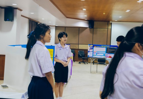 ภาพกิจกรรม  คณะวิทยาศาสตร์และเทคโนโลยี การประกวดโครงงานคณิตศาสตร์ ประเภทคณิตศาสตร์ประยุกต์ ระดับมัธยมศึกษาตอนต้น มัธยมศึกษาตอนปลาย งานสัปดาห์วิทยาศาสตร์แห่งชาติ ส่วนภูมิภาค ประจำปี 2566