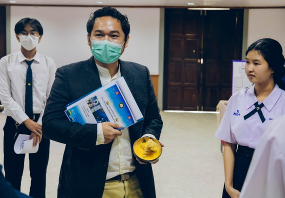 ภาพกิจกรรม  คณะวิทยาศาสตร์และเทคโนโลยี การประกวดโครงงานคณิตศาสตร์ ประเภทคณิตศาสตร์ประยุกต์ ระดับมัธยมศึกษาตอนต้น มัธยมศึกษาตอนปลาย งานสัปดาห์วิทยาศาสตร์แห่งชาติ ส่วนภูมิภาค ประจำปี 2566