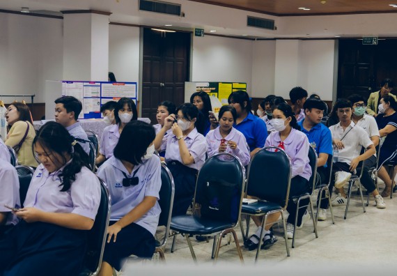 ภาพกิจกรรม  คณะวิทยาศาสตร์และเทคโนโลยี การประกวดโครงงานคณิตศาสตร์ ประเภทคณิตศาสตร์ประยุกต์ ระดับมัธยมศึกษาตอนต้น มัธยมศึกษาตอนปลาย งานสัปดาห์วิทยาศาสตร์แห่งชาติ ส่วนภูมิภาค ประจำปี 2566