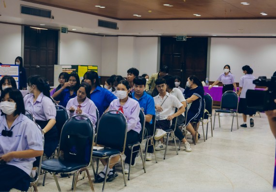 ภาพกิจกรรม  คณะวิทยาศาสตร์และเทคโนโลยี การประกวดโครงงานคณิตศาสตร์ ประเภทคณิตศาสตร์ประยุกต์ ระดับมัธยมศึกษาตอนต้น มัธยมศึกษาตอนปลาย งานสัปดาห์วิทยาศาสตร์แห่งชาติ ส่วนภูมิภาค ประจำปี 2566