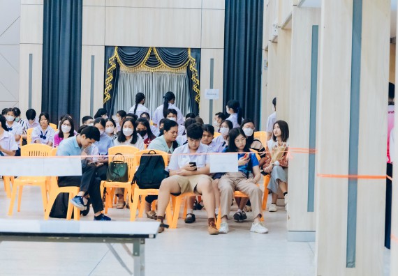 ภาพกิจกรรม  คณะวิทยาศาสตร์และเทคโนโลยี การแข่งขันตอบปัญหาวิทยาศาสตร์และเทคโนโลยี ระดับประถมศึกษา มัธยมศึกษาตอนต้น มัธยมศึกษาตอนปลาย งานสัปดาห์วิทยาศาสตร์แห่งชาติ ส่วนภูมิภาค ประจำปี 2566