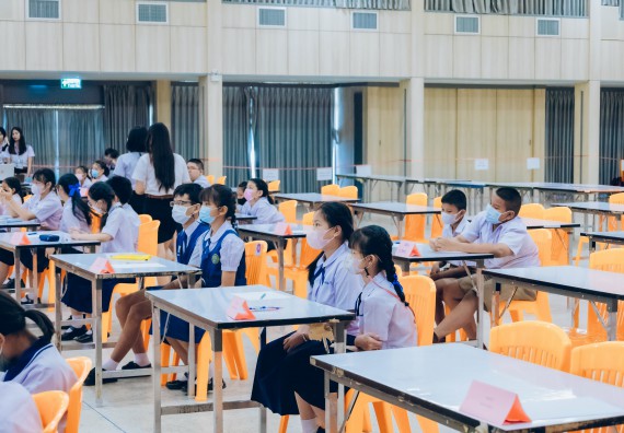 ภาพกิจกรรม  คณะวิทยาศาสตร์และเทคโนโลยี การแข่งขันตอบปัญหาวิทยาศาสตร์และเทคโนโลยี ระดับประถมศึกษา มัธยมศึกษาตอนต้น มัธยมศึกษาตอนปลาย งานสัปดาห์วิทยาศาสตร์แห่งชาติ ส่วนภูมิภาค ประจำปี 2566