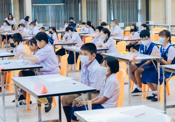 ภาพกิจกรรม  คณะวิทยาศาสตร์และเทคโนโลยี การแข่งขันตอบปัญหาวิทยาศาสตร์และเทคโนโลยี ระดับประถมศึกษา มัธยมศึกษาตอนต้น มัธยมศึกษาตอนปลาย งานสัปดาห์วิทยาศาสตร์แห่งชาติ ส่วนภูมิภาค ประจำปี 2566