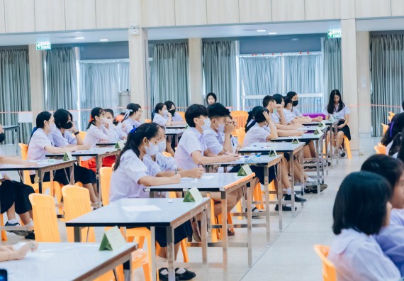 ภาพกิจกรรม  คณะวิทยาศาสตร์และเทคโนโลยี การแข่งขันตอบปัญหาวิทยาศาสตร์และเทคโนโลยี ระดับประถมศึกษา มัธยมศึกษาตอนต้น มัธยมศึกษาตอนปลาย งานสัปดาห์วิทยาศาสตร์แห่งชาติ ส่วนภูมิภาค ประจำปี 2566