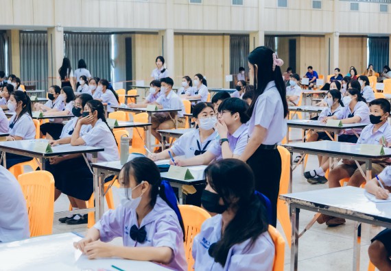 ภาพกิจกรรม  คณะวิทยาศาสตร์และเทคโนโลยี การแข่งขันตอบปัญหาวิทยาศาสตร์และเทคโนโลยี ระดับประถมศึกษา มัธยมศึกษาตอนต้น มัธยมศึกษาตอนปลาย งานสัปดาห์วิทยาศาสตร์แห่งชาติ ส่วนภูมิภาค ประจำปี 2566